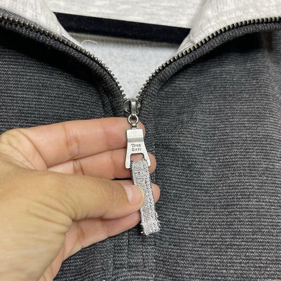 True Grit Pullover XXL Charcoal Daybreak Quarter Zip Warm Winter Outerwear Golf - Picture 7 of 10